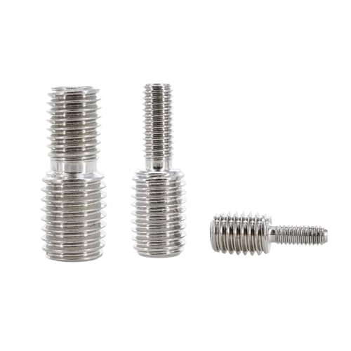 M4 M5 M6 M8 M10 M12 M16 Reduktionsschrauben 304 doppelseitige kopflose Schraube Konverterbolzen Kamera-Adapter (1 Stück M10X25M16X25)(20Pcs M3X6M5X6) von RVJCMCDC