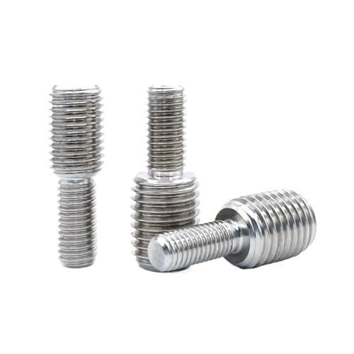 Reduzierschraube mit Außengewinde, 4-teilig M3/M4M5/M6/M8/M10/M12/M14M16 304 Konverter-Reduzierschraube, Kameraadapter, Doppelkopf-Konvertierungsschrauben(M4x10M5x10)(M4x10M5x10) von RVJCMCDC
