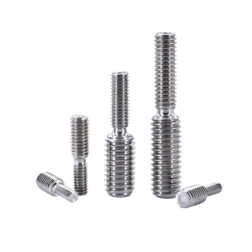 Reduzierschraube mit Außengewinde, M3 M4 M5 M6 M8 M10 M12 M14 M16 Reduzierschraube aus Edelstahl, doppelseitige Kopfschrauben, Bolzenkameraadapter (M4 x 10 M10 x 10, 5 Stück)(M4x10M8x10 10Pcs) von RVJCMCDC