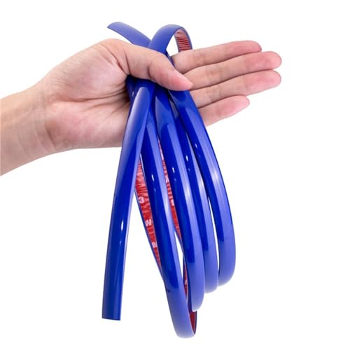 Selbstklebende Zierleiste für Autos, 5 m, für Stoßstangen, Fenster, Türen, Karosserieseiten und Möbel. (Blau, 30 mm) von RVJCMCDC