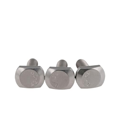 T-Nut-Schrauben, 1 Stück T-Schraube aus Edelstahl 304, T-Nut-Schraube, T-förmige Plattenschraube GB37(55mm,M5) von RVJCMCDC
