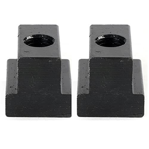 T-Nutenstein, T-Nutenschrauben, M6-M20, schwarze T-Nutensteine der Güteklasse 10.9, Blockschlitzschieber, Werkzeugmaschinenschraube, Hammerkopf(M6(2pcs)) von RVJCMCDC