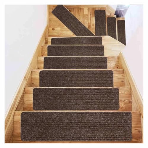 RVOWTAGL Stufenmatten Outdoor, 15er-Packung 20 x 76 cm Treppenstufen Antirutsch, Waschbar Teppich Treppenstufen Selbstklebend für Fliesen Treppen, Glastreppen RVOWTAGL Stufenmatten Outdoor, 15er-Packung 20 x 76 cm Treppenstufen Antirutsch, Waschbar Teppich Treppenstufen Selbstklebend für Fliesen Treppen, Glastreppen von RVOWTAGL