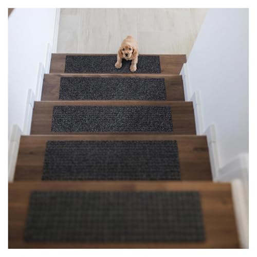 RVOWTAGL Stufenmatten Rechteckig, 15er-Packung 20 x 76 cm Treppenverkleidung, Zufalls Schnitt Schutz Für Treppenstufen für Holztreppen, Marmortreppen RVOWTAGL Stufenmatten Rechteckig, 15er-Packung 20 x 76 cm Treppenverkleidung, Zufalls Schnitt Schutz Für Treppenstufen für Holztreppen, Marmortreppen von RVOWTAGL