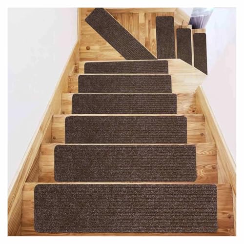 RVOWTAGL Teppichstufen, 15er-Packung 20 x 76 cm Treppenstufen Antirutsch, Wiederverwendbar Self-Adhesive Stair Mats für Treppen, Garagen, Terrassen RVOWTAGL Teppichstufen, 15er-Packung 20 x 76 cm Treppenstufen Antirutsch, Wiederverwendbar Self-Adhesive Stair Mats für Treppen, Garagen, Terrassen von RVOWTAGL