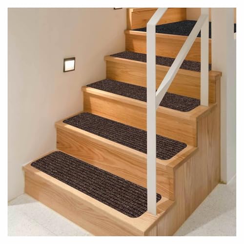 RVOWTAGL Treppen Antirutsch, 15er-Packung 20 x 76 cm Treppenverkleidung, Wiederverwendbar Treppenstufen Matten Streifen für Holztreppen, Marmortreppen RVOWTAGL Treppen Antirutsch, 15er-Packung 20 x 76 cm Treppenverkleidung, Wiederverwendbar Treppenstufen Matten Streifen für Holztreppen, Marmortreppen von RVOWTAGL