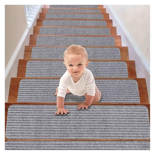 RVOWTAGL Treppenstufen Matten, 15er-Packung 20 x 76 cm Treppenstufen Antirutsch, Zufalls Schnitt Stair Treads für Fliesen Treppen, Glastreppen RVOWTAGL Treppenstufen Matten, 15er-Packung 20 x 76 cm Treppenstufen Antirutsch, Zufalls Schnitt Stair Treads für Fliesen Treppen, Glastreppen von RVOWTAGL