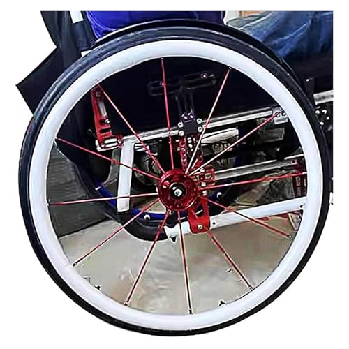 Rollstuhl Zubehör, 22''/24'' Wheelchair Rim Protector, rutschfest Rollstuhlreifenabdeckung, Rollstuhl-Greifring-Abdeckungen,white-24in×2 Rollstuhl Zubehör, 22''/24'' Wheelchair Rim Protector, rutschfest Rollstuhlreifenabdeckung, Rollstuhl-Greifring-Abdeckungen,white-24in×2 von RVOWTAGL