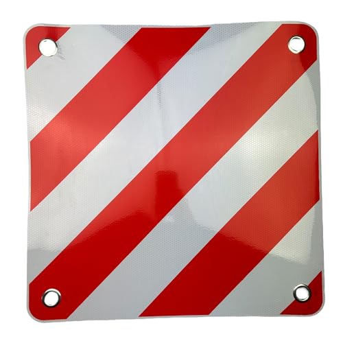 Warnschild Warntafel flexibel 50x50cm einseitig Europa ausgenommen Italien & Spanien von RVTechnik