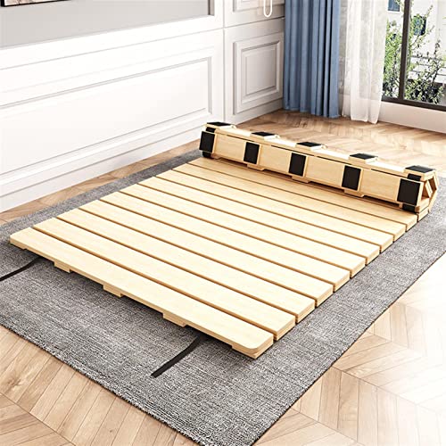 RVUEM Faltbares Bett Brett Aus Holz, Klappbares Bett Auflagebrett Aus Massivholz, WeichbettverhäRtungsartefakt, FüR Schlafzimmer, Tatami, Boden, Mit Nylonschnur,36×59in von RVUEM