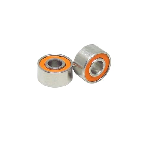 2 Stück Hybrid-Keramiklager Keramik-Kugellager Scroll-Lager(SMR52C-2OS 2x5x2.5mm) von RVUYMDZR