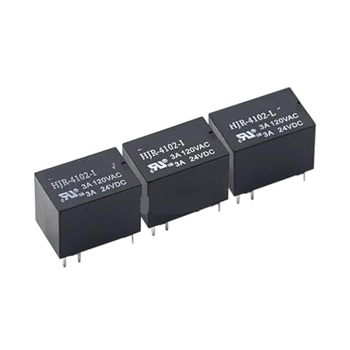 3 Stück HJR-4102-L-12V 6-poliges 3A-Leistungsrelais von RVUYMDZR