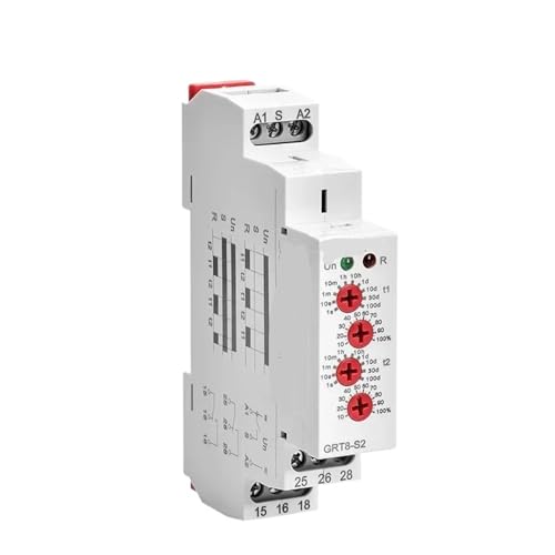 Relais 220V 16A AC/DC12V-240V Elektronisches Wiederholungsrelais(GRT8-S2 ACDC12V-240V) von RVUYMDZR