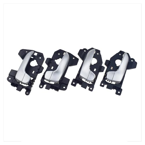 RVVJFHMSH 1/2/4 Stück, silberfarben, kompatibel mit Kia Carens Rondo 2013–2019, Innentürgriff vorne oder hinten, linker Fahrer oder rechter Beifahrer(4 Pcs Front Rear) von RVVJFHMSH