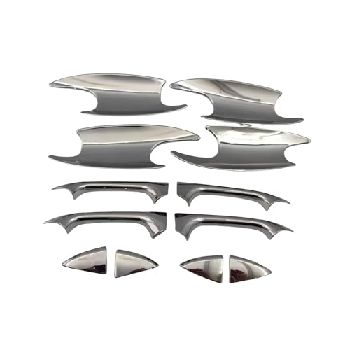 RVVJFHMSH ABS Chrom Silber Türgriffabdeckung Trim Kompatibel Mit Mercedes Benz ML GL Klasse W164 X164 ML350 ML450 ML500 2006-2011(Model A 8CPS) von RVVJFHMSH