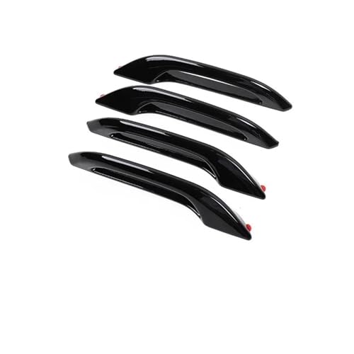 RVVJFHMSH Auto-Frostschutz-Türgriff, kompatibel mit Tesla Model Y/3/3+ Highland 2024, frostsichere Türgriff-Patch-Abdeckung, Auto-Modifikationsteile(4pcs Bright black) von RVVJFHMSH