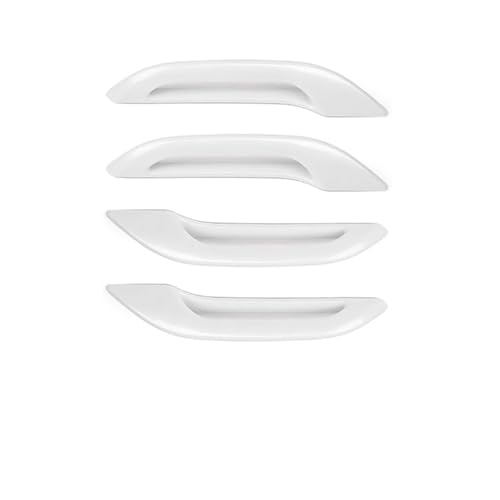 RVVJFHMSH Auto-Frostschutz-Türgriff, kompatibel mit Tesla Model Y/3/3+ Highland 2024, frostsichere Türgriff-Patch-Abdeckung, Auto-Modifikationsteile(4pcs White) von RVVJFHMSH