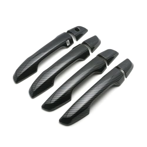 RVVJFHMSH Autotürgriff, kompatibel mit Honda CR-V CRV 2017 2018 2019 2020 2021, Abdeckung for Außentürgriffe, Überzüge, Schutzkappe, Aufkleber(Carbon smart holes) von RVVJFHMSH