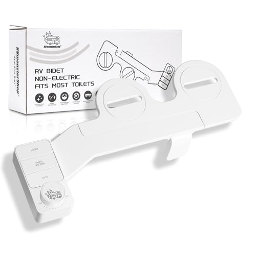 RVmonsterShop Bidet-Aufsatz, Nicht-elektrisch, Universal-Passform für die Meisten Toiletten, Wasserdruckregelung,Weiß RVmonsterShop Bidet-Aufsatz, Nicht-elektrisch, Universal-Passform für die Meisten Toiletten, Wasserdruckregelung,Weiß von RVmonsterShop