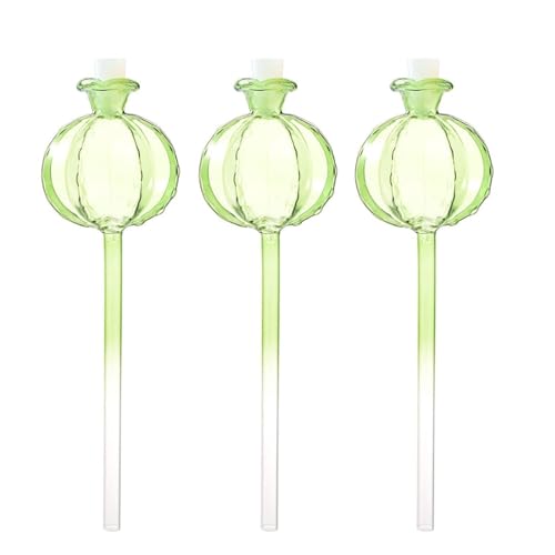 3 Stück Automatisches Bewässerungssystem zur Bewässerung von Pflanzen aus Glas für Pflanzen, Tropfsystem für Töpfe im Innenbereich von RWAJZAX