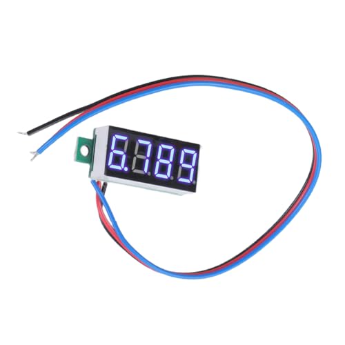 4DIGIT Digitales Blutdruckmessgerät, multifunktional, LED-Display, DC0-100 V, elektronischer Ingenieur, Panelmessgerät von RWAJZAX