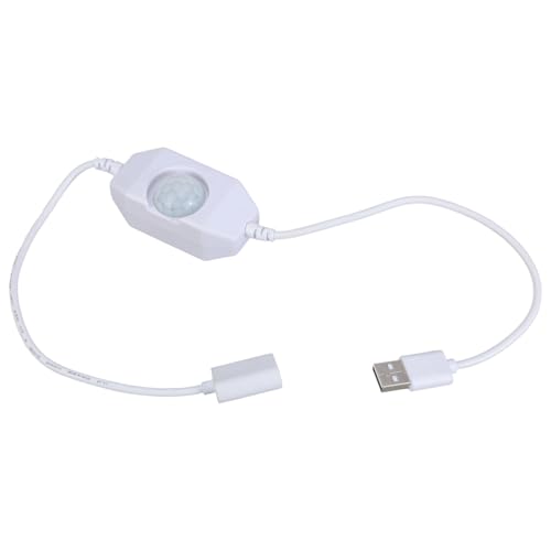 5 V USB-PIR-Bewegungsmelder, Schalter für LED-Streifen, Nachtlicht mit USB-Schnittstellen, PIR-Bewegungsmelder, Schalter für LED-Lichtsteuerung von RWAJZAX