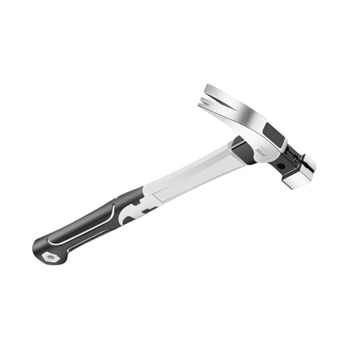 Antishocks Carbon Stahl Klauenhammer Ergonomisch Nicht Zum Schlussgriff Für Professionelle Bauherren Und Hobbyisten Werkzeug Multifunktioneller Stahlkrallen Hammer von RWAJZAX