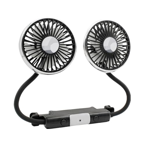 Auto-Rücksitz Kühlventilator, 3 Geschwindigkeitsstufen, Luftumwälzungsventilator hinten von RWAJZAX