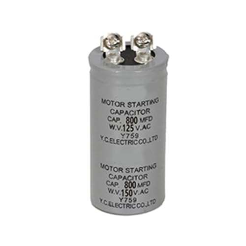 CD60 125V/250 V 50UF-1200UF MOTOR STARTENKONZEITER FÜR ILDRADERLADER Wärmesistente Haushaltsausrüstung Professionelle Motorreparatur von RWAJZAX
