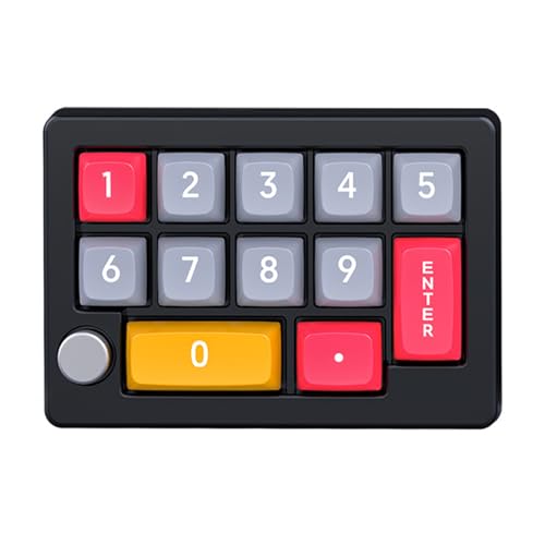 Kompakte und programmierbare Nummerntastatur mit Makro-Programmierfunktion, kann nicht ohne Treiber verwendet werden Kompakte und programmierbare Nummerntastatur mit Makro-Programmierfunktion, kann nicht ohne Treiber verwendet werden von RWAJZAX