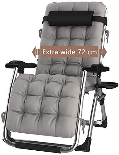 RWCCCRW Sun Lounger Gartenstühle Patio Lounger Stuhl im Garten & Outdoors Ließer Sessel Rocking Stuhl mit Kissen unterstützt bis zu 200 kg von RWCCCRW
