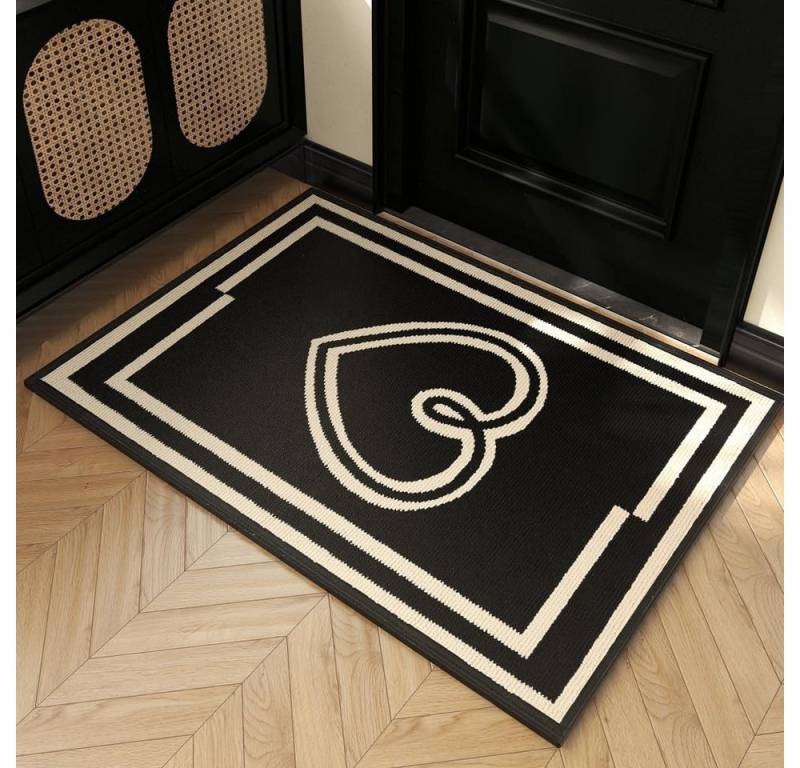 RWEUOQ Fußmatte Fußmatte Rutschfeste Türmatte für Außen und Innen maschinenwaschbar, Eingangsteppich, Doppellagig gewebt, strapazierfähig von RWEUOQ