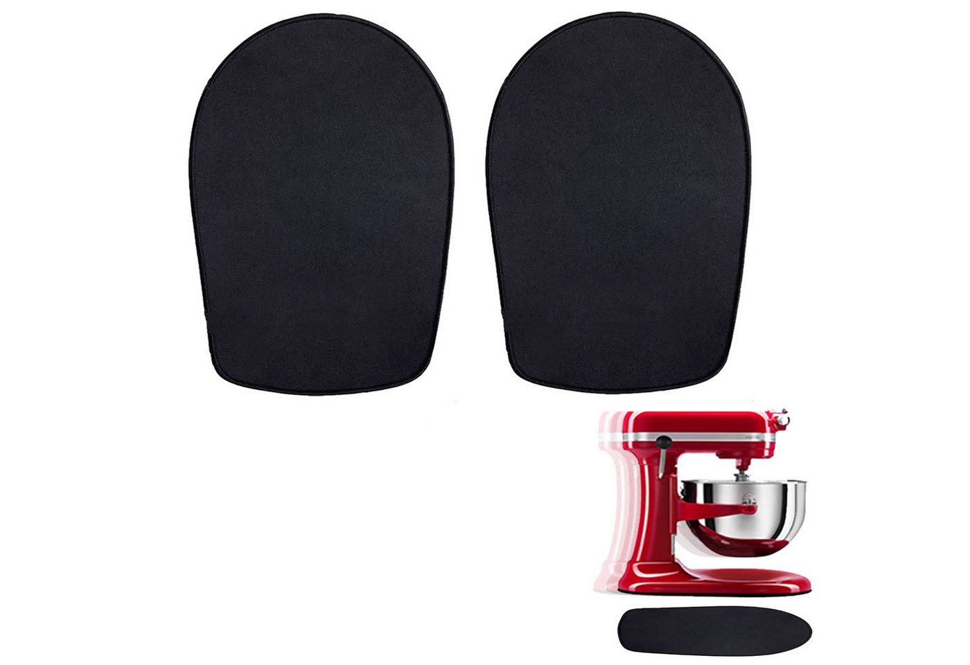 RWEUOQ Küchenmaschinen Zubehör-Set 2 St. Mixer Slider Matte, Gleitbrett Unterlage Matte, Zubehör für 4.5-5 Qt Tilt-Head Kitchen Aid Standmixer, Anti-Rutsch Matte für KitchenAid Artisan Mixer RWEUOQ Küchenmaschinen Zubehör-Set 2 St. Mixer Slider Matte, Gleitbrett Unterlage Matte, Zubehör für 4.5-5 Qt Tilt-Head Kitchen Aid Standmixer, Anti-Rutsch Matte für KitchenAid Artisan Mixer von RWEUOQ