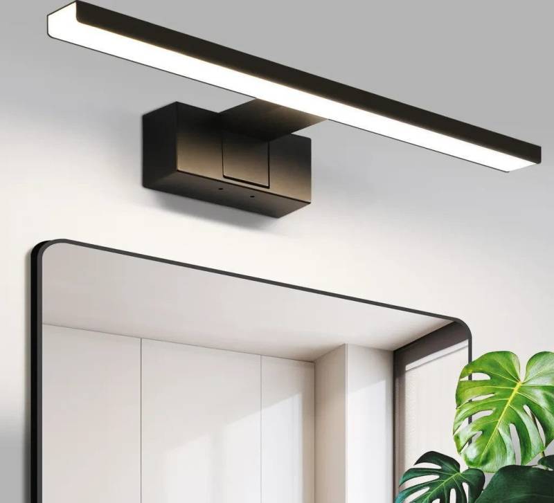 RWEUOQ Spiegelleuchte LED Spiegelleuchte Bad Spiegellampe Badleuchte Wandlampe Wandleuchte, LED fest integriert Neutralweiß internes Netzteil von RWEUOQ