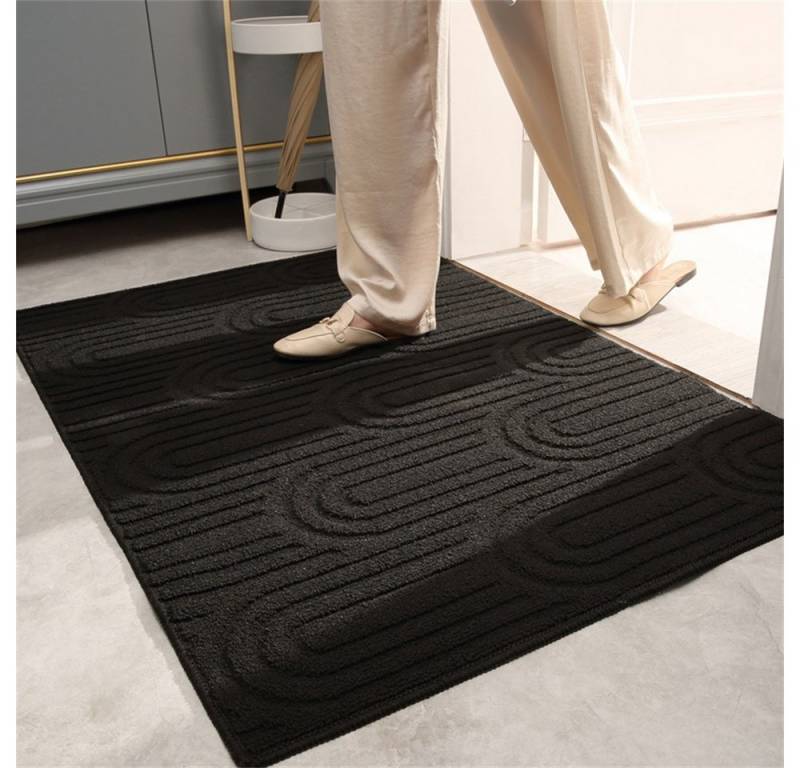 RWEUOQ Teppich Eingangsmatte Innenmatte Anti-Rutsch &Anti-Staub 80x120cm Waschbar von RWEUOQ