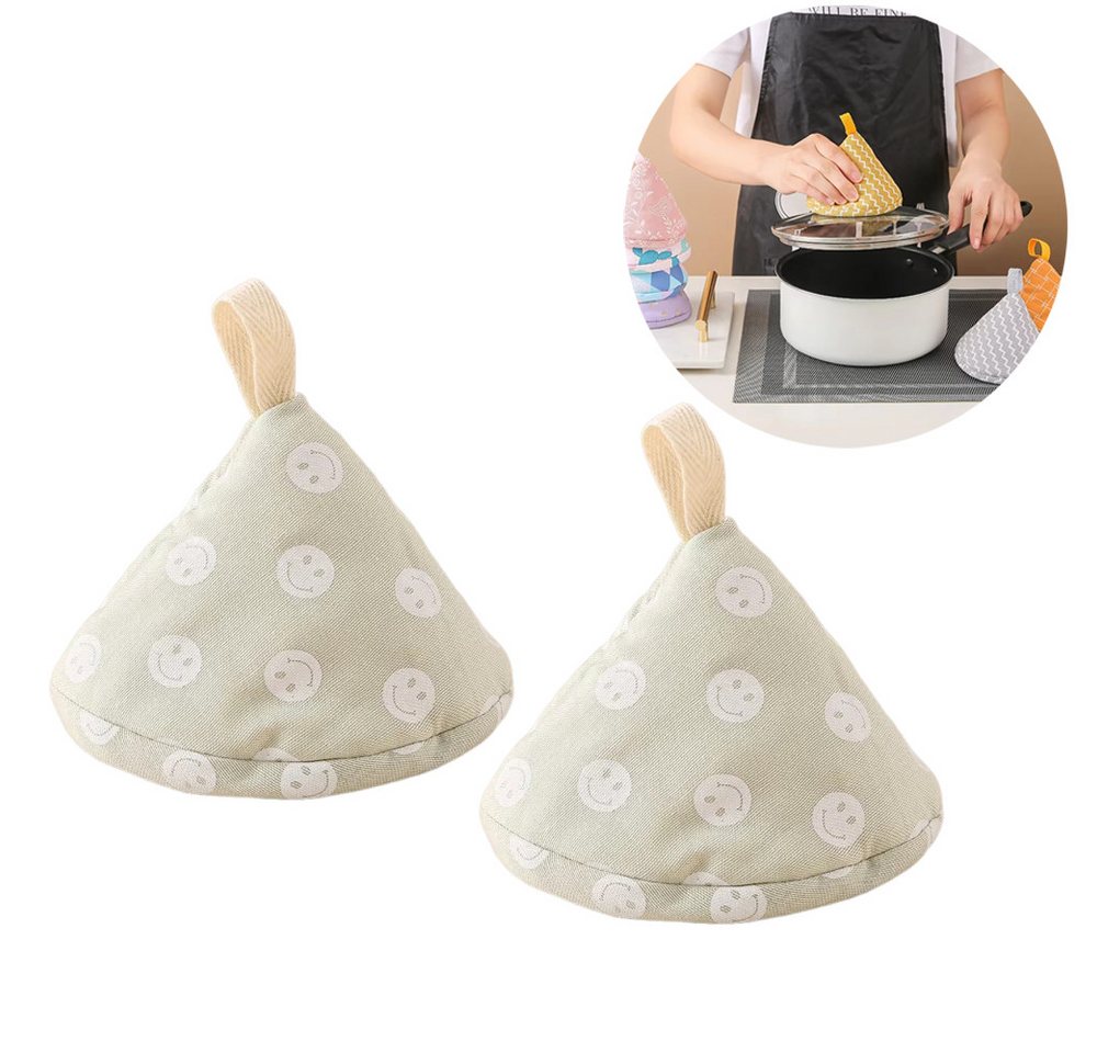 RWEUOQ Topfhandschuhe Topfgriffschutz 2er Set Hitzebeständig 250° C Einzigartiges Design, (Topfgriffschutz-Set für Gusseisenpfannen und heiße Kochgeschirre, Konisches Design, wiederverwendbar, ideal für Pfanne und Ofen), Kein Schmelzen, extrem hitzebeständig, stapelbar und maschinenwaschbar RWEUOQ Topfhandschuhe Topfgriffschutz 2er Set Hitzebeständig 250° C Einzigartiges Design, (Topfgriffschutz-Set für Gusseisenpfannen und heiße Kochgeschirre, Konisches Design, wiederverwendbar, ideal für Pfanne und Ofen), Kein Schmelzen, extrem hitzebeständig, stapelbar und maschinenwaschbar von RWEUOQ
