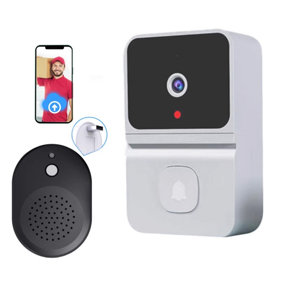 RWEUOQ Türklingel Smart Home Türklingel Kabellose Video Türklingel Infrarot-Nachtsicht (Intelligente Video-Türklingel mit App-Steuerung und Cloud-Speicher., Nachtsicht, Weitwinkel, Zwei-Wege-Audio, App-Benachrichtigung), Automatische Nachtsicht, Fernzugriff, klare Echtzeitvideos. RWEUOQ Türklingel Smart Home Türklingel Kabellose Video Türklingel Infrarot-Nachtsicht (Intelligente Video-Türklingel mit App-Steuerung und Cloud-Speicher., Nachtsicht, Weitwinkel, Zwei-Wege-Audio, App-Benachrichtigung), Automatische Nachtsicht, Fernzugriff, klare Echtzeitvideos. von RWEUOQ