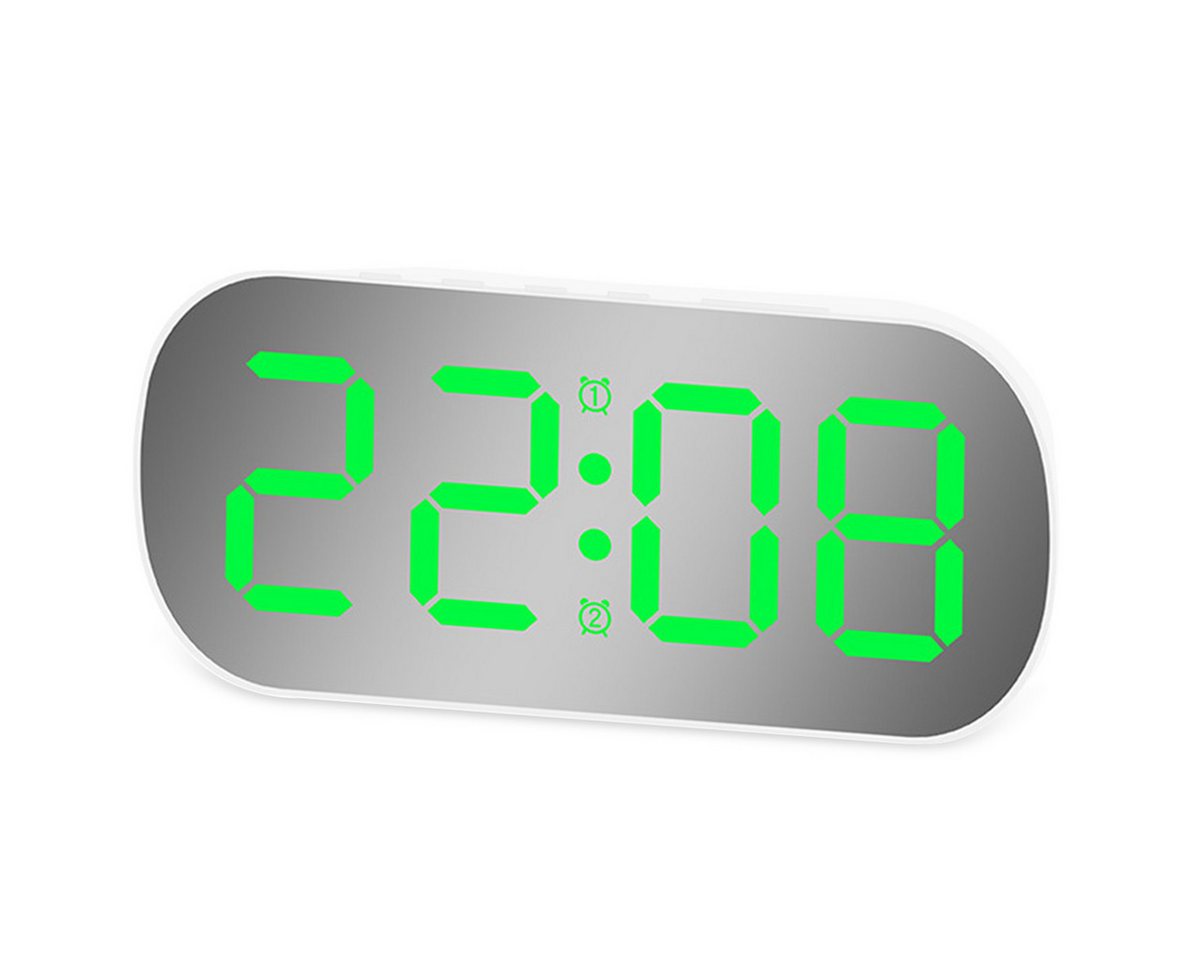 RWEUOQ Wecker wecker digital spiegel wecker tischuhr-mit led anzeige digital uhr datums temperaturanzeige 5 helligkeit mit snooze moduls RWEUOQ Wecker wecker digital spiegel wecker tischuhr-mit led anzeige digital uhr datums temperaturanzeige 5 helligkeit mit snooze moduls von RWEUOQ