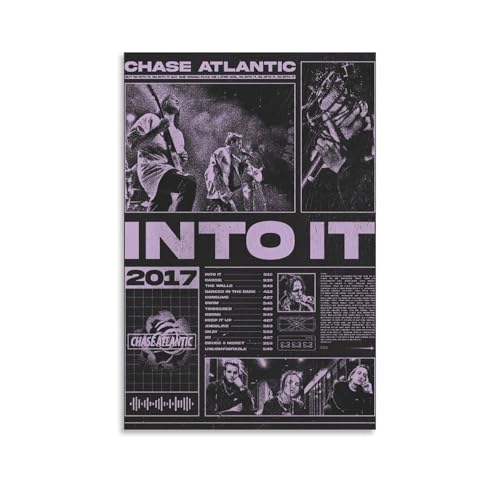RWEWQRHG Chase Atlantic Poster, moderne Kunst, Malerei, Ästhetik, Leinwandbezug, Wandkunst, Poster, 30 x 45 cm, ungerahmter Stil von RWEWQRHG