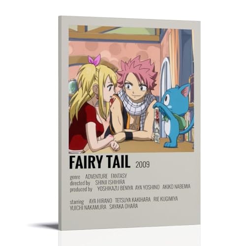 RWEWQRHG Fairy Tail Anime-Poster, moderne Kunst, Malerei, Ästhetik, Leinwandbezug, Wandkunst, Poster, 60 x 90 cm, Rahmenstil RWEWQRHG Fairy Tail Anime-Poster, moderne Kunst, Malerei, Ästhetik, Leinwandbezug, Wandkunst, Poster, 60 x 90 cm, Rahmenstil von RWEWQRHG