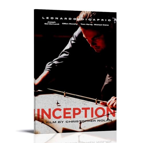 RWEWQRHG Filmposter "Inception", moderne Kunst, Malerei, Ästhetik, Leinwandbezug, Wandkunst, Poster, 60 x 90 cm, Rahmenstil RWEWQRHG Filmposter "Inception", moderne Kunst, Malerei, Ästhetik, Leinwandbezug, Wandkunst, Poster, 60 x 90 cm, Rahmenstil von RWEWQRHG