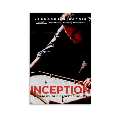 RWEWQRHG Filmposter "Inception", moderne Kunst, Malerei, Ästhetik, Leinwandbezug, Wandkunst, Poster, 60 x 90 cm, ungerahmter Stil RWEWQRHG Filmposter "Inception", moderne Kunst, Malerei, Ästhetik, Leinwandbezug, Wandkunst, Poster, 60 x 90 cm, ungerahmter Stil von RWEWQRHG