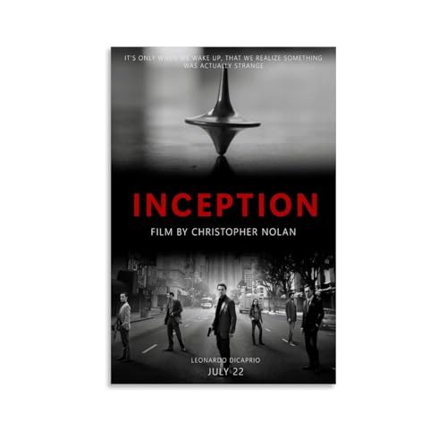 RWEWQRHG Filmposter "Inception", moderne Kunst, Malerei, Ästhetik, Leinwandbezug, Wandkunst, Poster, 60 x 90 cm, ungerahmter Stil RWEWQRHG Filmposter "Inception", moderne Kunst, Malerei, Ästhetik, Leinwandbezug, Wandkunst, Poster, 60 x 90 cm, ungerahmter Stil von RWEWQRHG