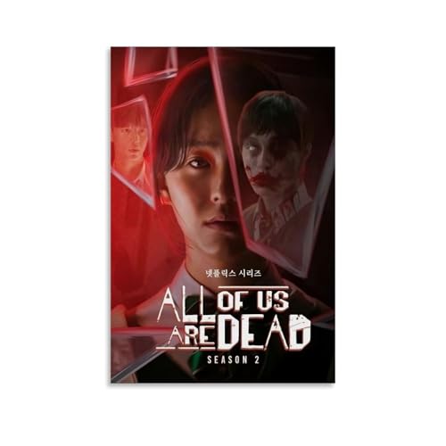RWEWQRHG Poster "All of Us Are Dead" Staffel 2, moderne Kunst, Malerei, Ästhetik, Leinwandbezug, Wandkunst, Poster, 30 x 45 cm, ungerahmter Stil RWEWQRHG Poster "All of Us Are Dead" Staffel 2, moderne Kunst, Malerei, Ästhetik, Leinwandbezug, Wandkunst, Poster, 30 x 45 cm, ungerahmter Stil von RWEWQRHG