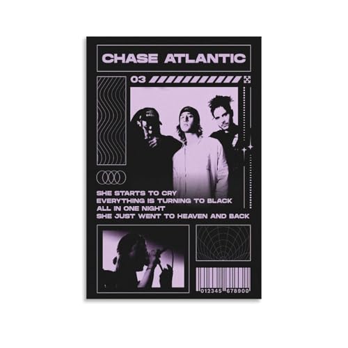 RWEWQRHG Poster "Chase Atlantic Poster", moderne Kunst, Malerei, Ästhetik, Leinwandbezug, Wandkunst, Poster, 40 x 60 cm, ungerahmter Stil RWEWQRHG Poster "Chase Atlantic Poster", moderne Kunst, Malerei, Ästhetik, Leinwandbezug, Wandkunst, Poster, 40 x 60 cm, ungerahmter Stil von RWEWQRHG