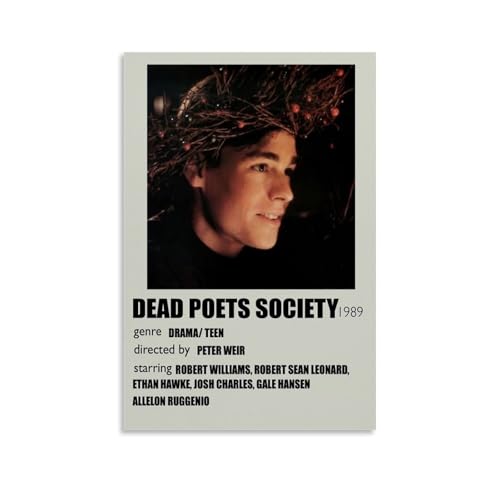 RWEWQRHG Poster "Dead Poets Society 1989", moderne Kunst, Malerei, Ästhetik, Leinwandbezug, Wandkunst, Poster, 20 x 30 cm, ungerahmt RWEWQRHG Poster "Dead Poets Society 1989", moderne Kunst, Malerei, Ästhetik, Leinwandbezug, Wandkunst, Poster, 20 x 30 cm, ungerahmt von RWEWQRHG