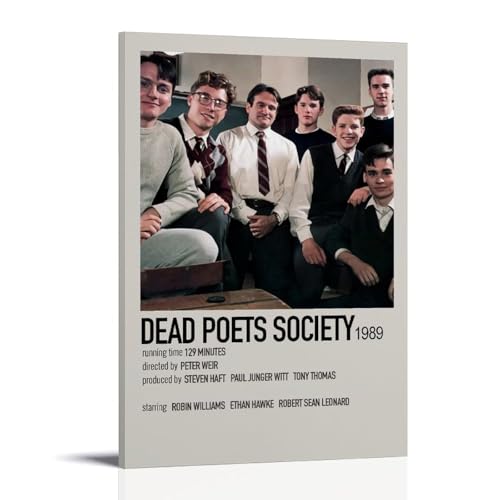 RWEWQRHG Poster "Dead Poets Society 5,052.1 cm, moderne Kunst, Malerei, Ästhetik, Leinwandbezug, Wandkunst, Poster, 40 x 60 cm, Rahmenstil RWEWQRHG Poster "Dead Poets Society 5,052.1 cm, moderne Kunst, Malerei, Ästhetik, Leinwandbezug, Wandkunst, Poster, 40 x 60 cm, Rahmenstil von RWEWQRHG