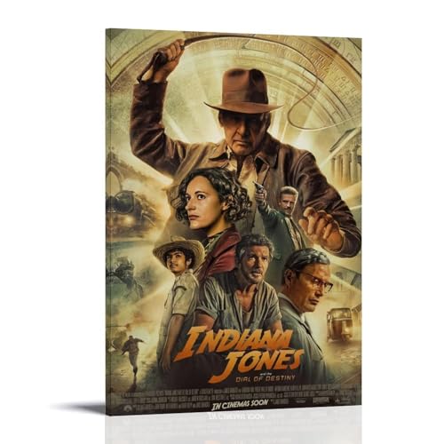 RWEWQRHG Poster "Indiana Jones And The Dial of Destiny" 2023, moderne Kunst, Malerei, Ästhetik, Leinwand, Wandkunst, Poster, 60 x 90 cm, Rahmenstil RWEWQRHG Poster "Indiana Jones And The Dial of Destiny" 2023, moderne Kunst, Malerei, Ästhetik, Leinwand, Wandkunst, Poster, 60 x 90 cm, Rahmenstil von RWEWQRHG