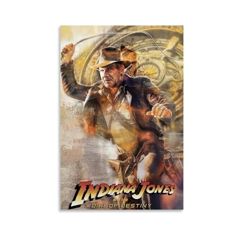 RWEWQRHG Poster Indiana Jones und das Zifferblatt des Schicksals 2023, moderne Kunst, Malerei, Ästhetik, Leinwand-Abdeckung, Wandkunst, Poster, 20 x 30 cm, ungerahmter Stil RWEWQRHG Poster Indiana Jones und das Zifferblatt des Schicksals 2023, moderne Kunst, Malerei, Ästhetik, Leinwand-Abdeckung, Wandkunst, Poster, 20 x 30 cm, ungerahmter Stil von RWEWQRHG