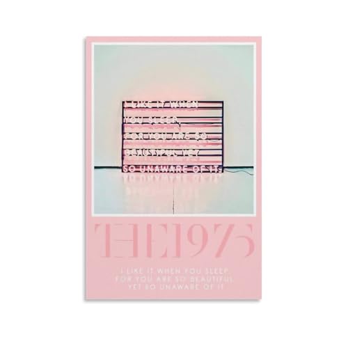 RWEWQRHG Poster "The 1975 I Like Lt When You Sleep", moderne Kunst, Gemälde, Ästhetik, Leinwand, Wandkunst, Poster, 50 x 75 cm, ungerahmt RWEWQRHG Poster "The 1975 I Like Lt When You Sleep", moderne Kunst, Gemälde, Ästhetik, Leinwand, Wandkunst, Poster, 50 x 75 cm, ungerahmt von RWEWQRHG
